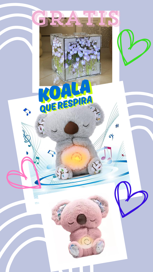 Koala que Respira + Lampara de Tulipanes